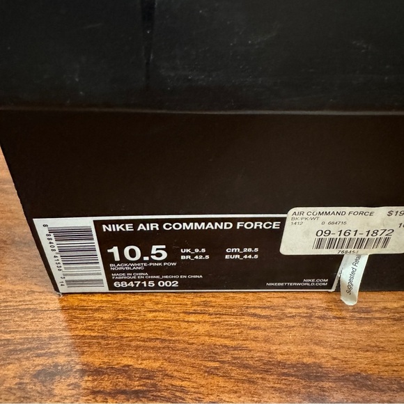 Nike Air Command Force Bleached Denim Size 10.5 - Picture 8 of 8